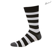 Bamboozld Business Socks - Stripes Black Men's