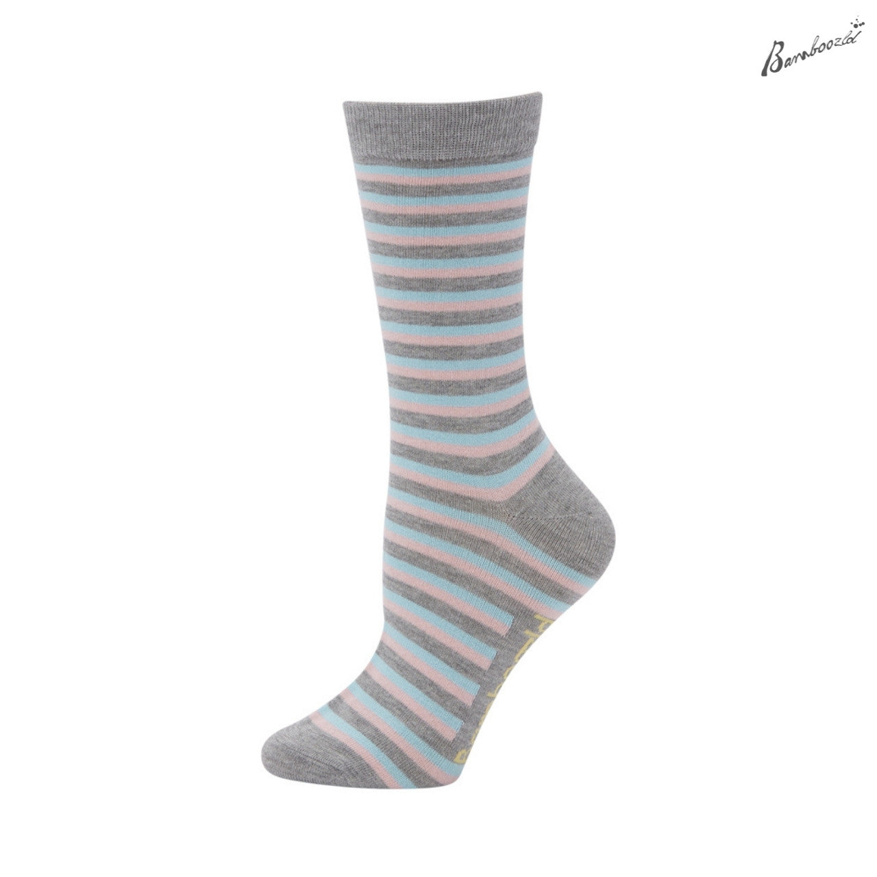 Bamboozld Business Socks - Stripes Grey Women's