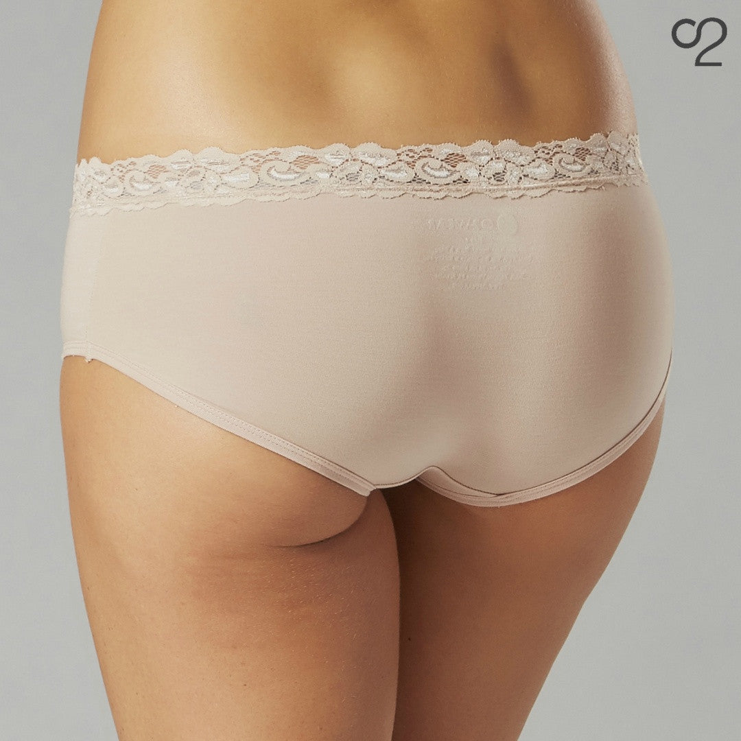 Bamboo Boyleg Underwear  - Taupe
