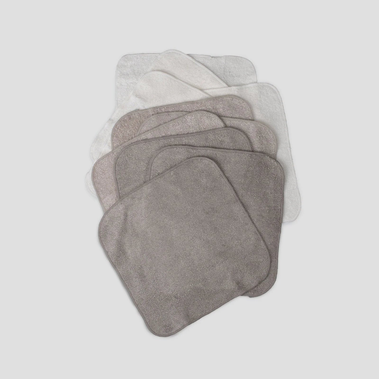 Little Bamboo Towelling Washers | 10-PACK