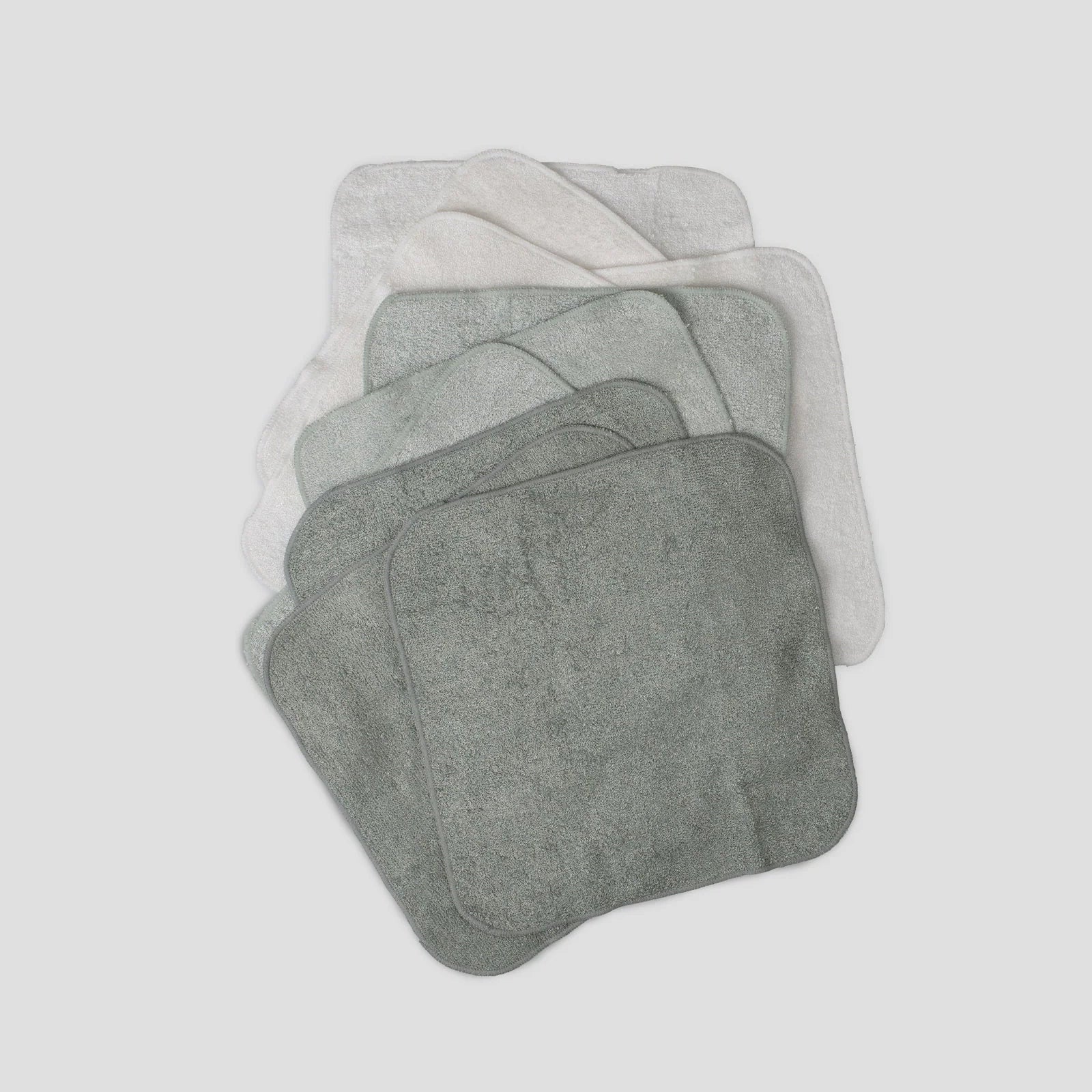 Little Bamboo Towelling Washers | 10-PACK