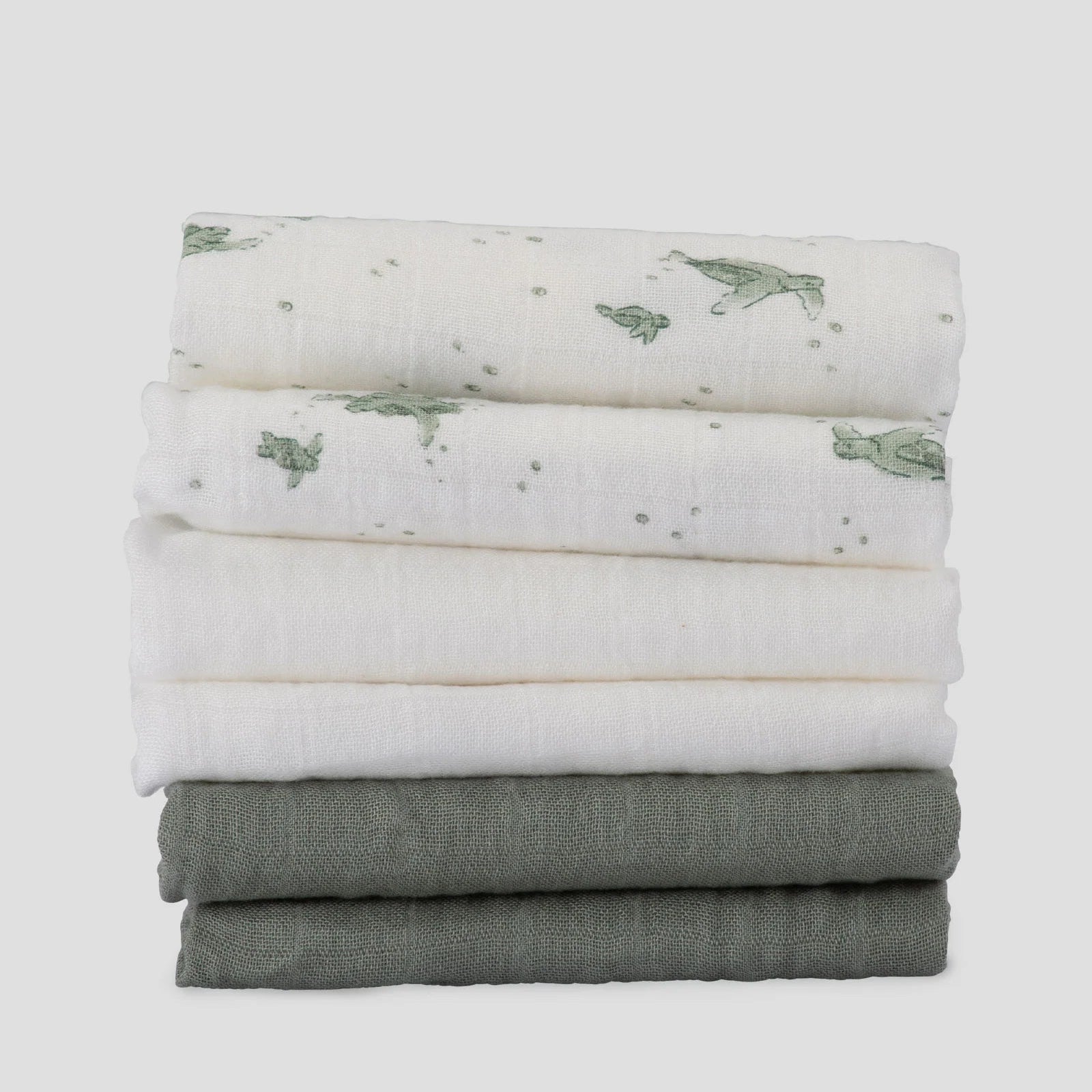 Little Bamboo Muslin Washers | 6-PACK