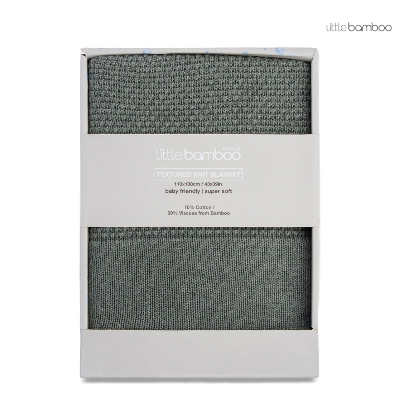 Little Bamboo Textured Knit Blanket  | LIMITED