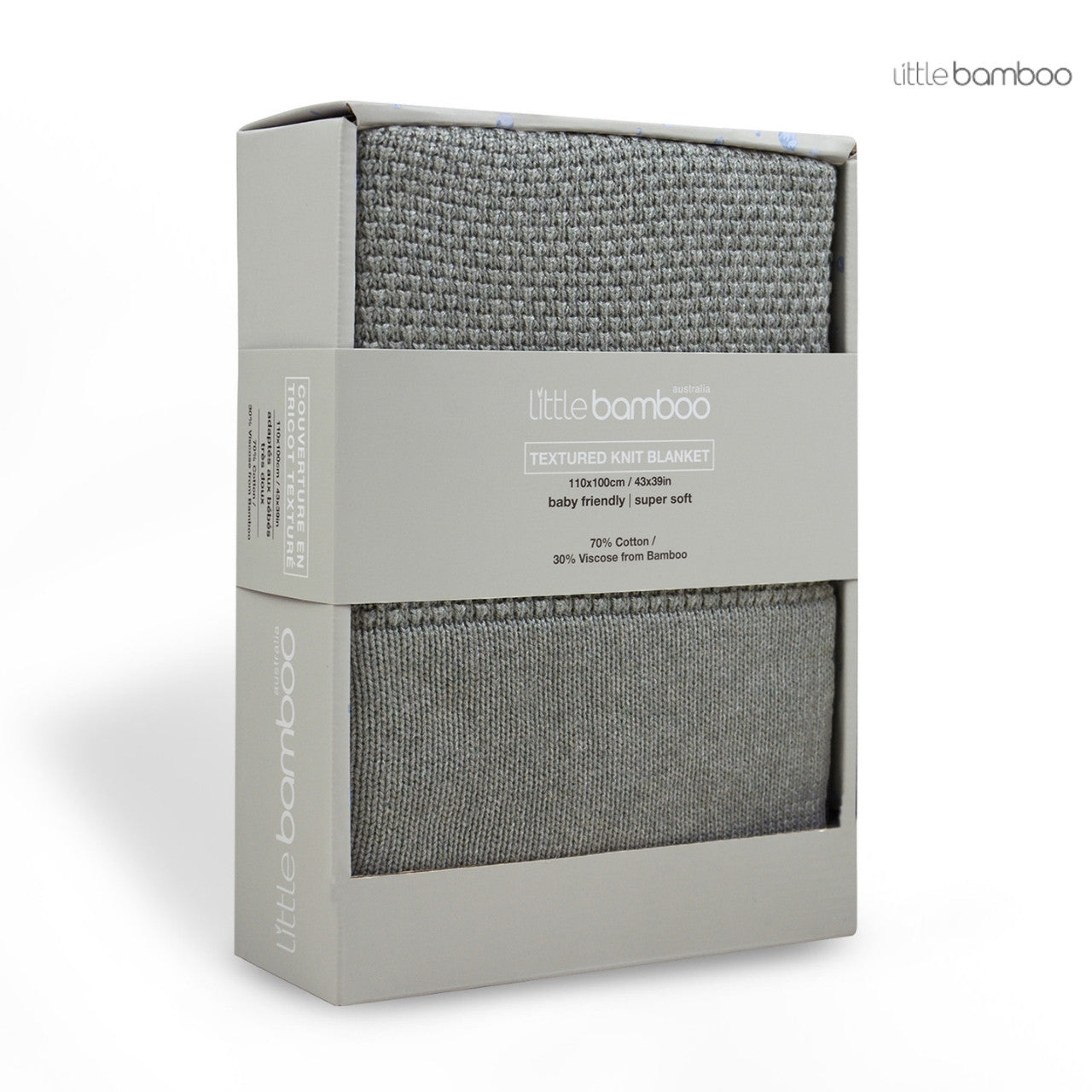 Little Bamboo Textured Knit Blanket  | LIMITED