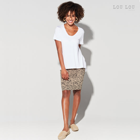 Georgia Bamboo Tee - White