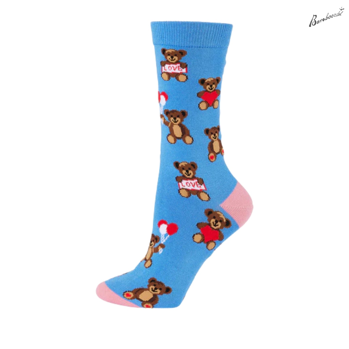 Bamboo Crew Sock - Teddy Bears