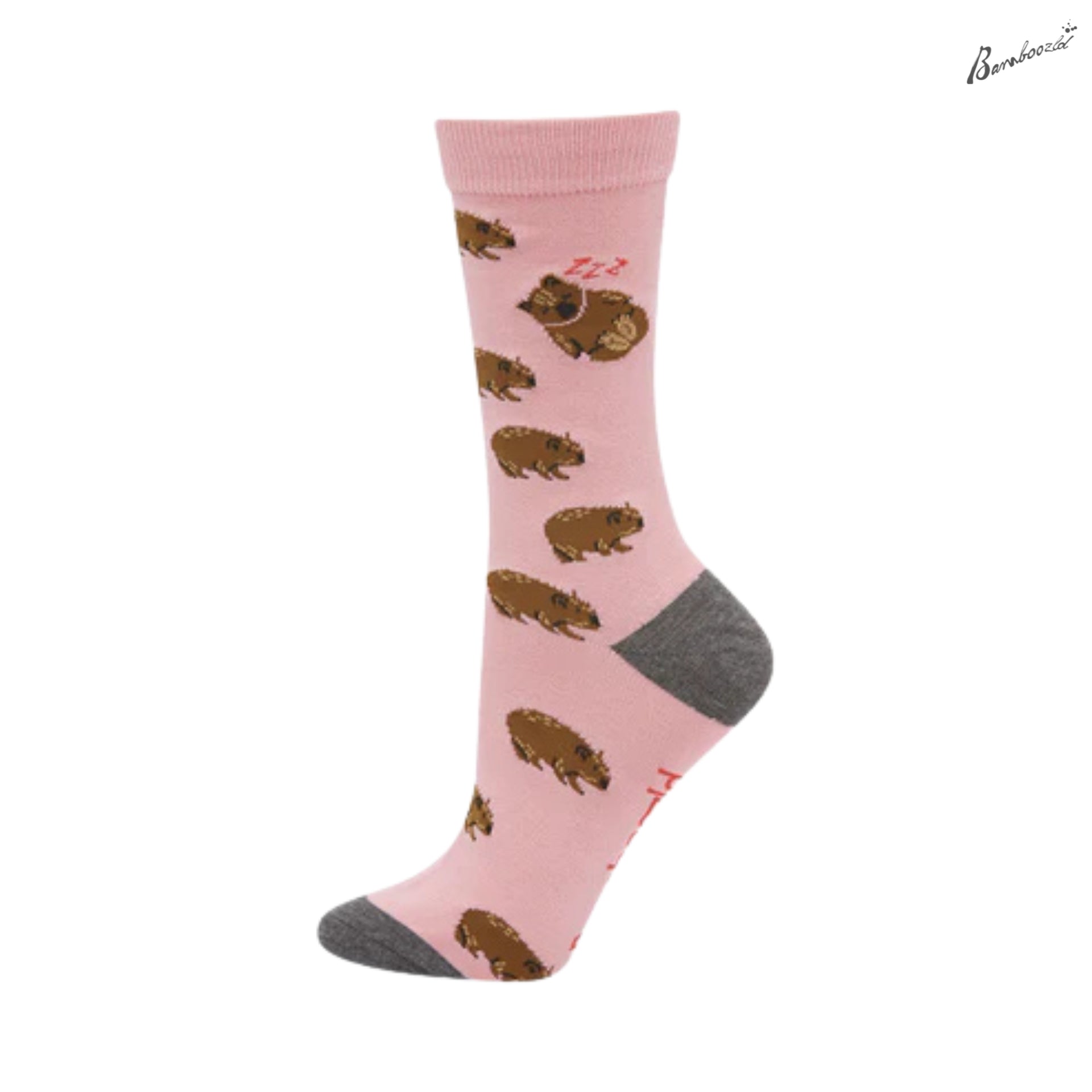 Bamboo Crew Sock - Wally Wombat