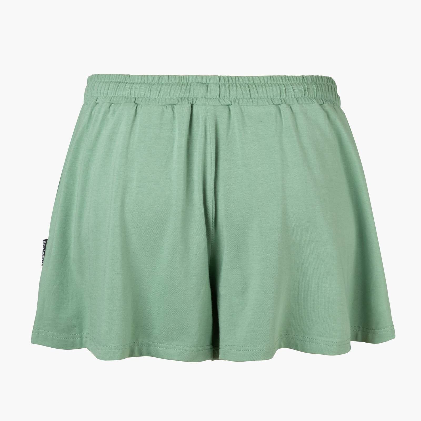 Bamboozld Women's Comfy Bamboo Jersey Sleep Shorts - Sage