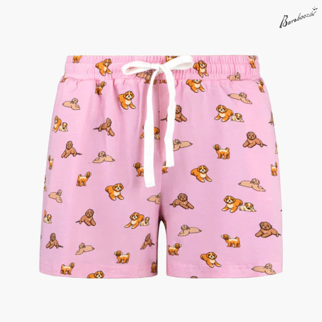 Bamboozld Women's Bamboo Jersey Sleep Shorts - Cavoodles