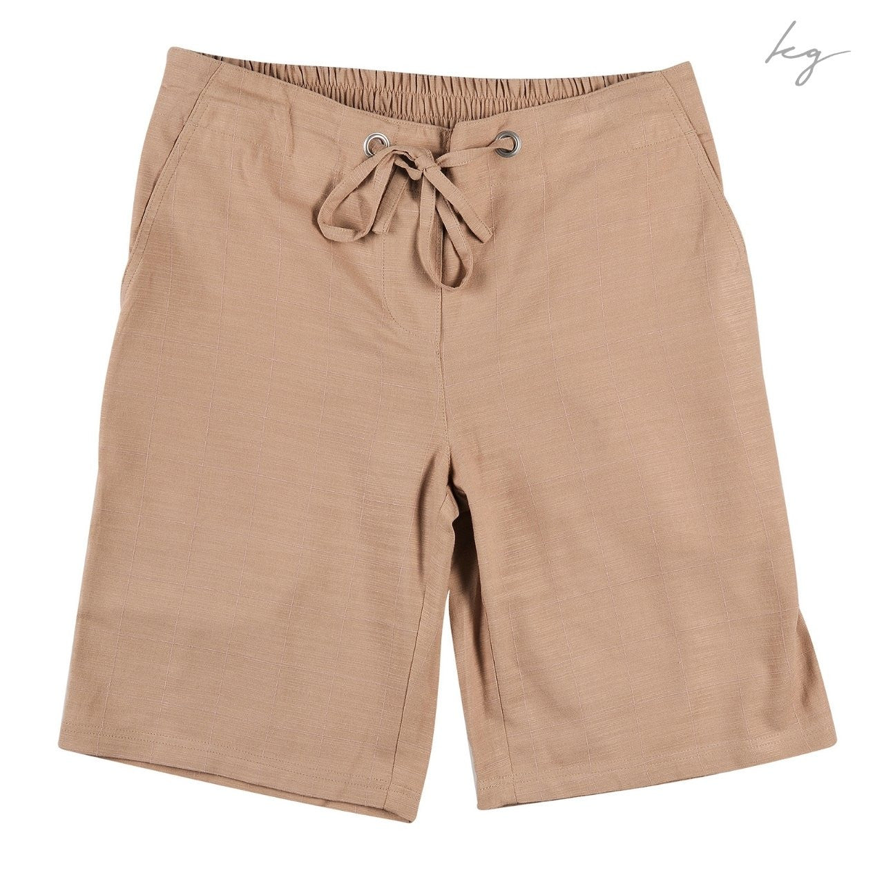 Womens Beach Shorts - Latte