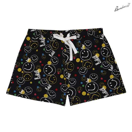 Women's Bamboo Jersey Sleep Shorts - Take The Time To Smile