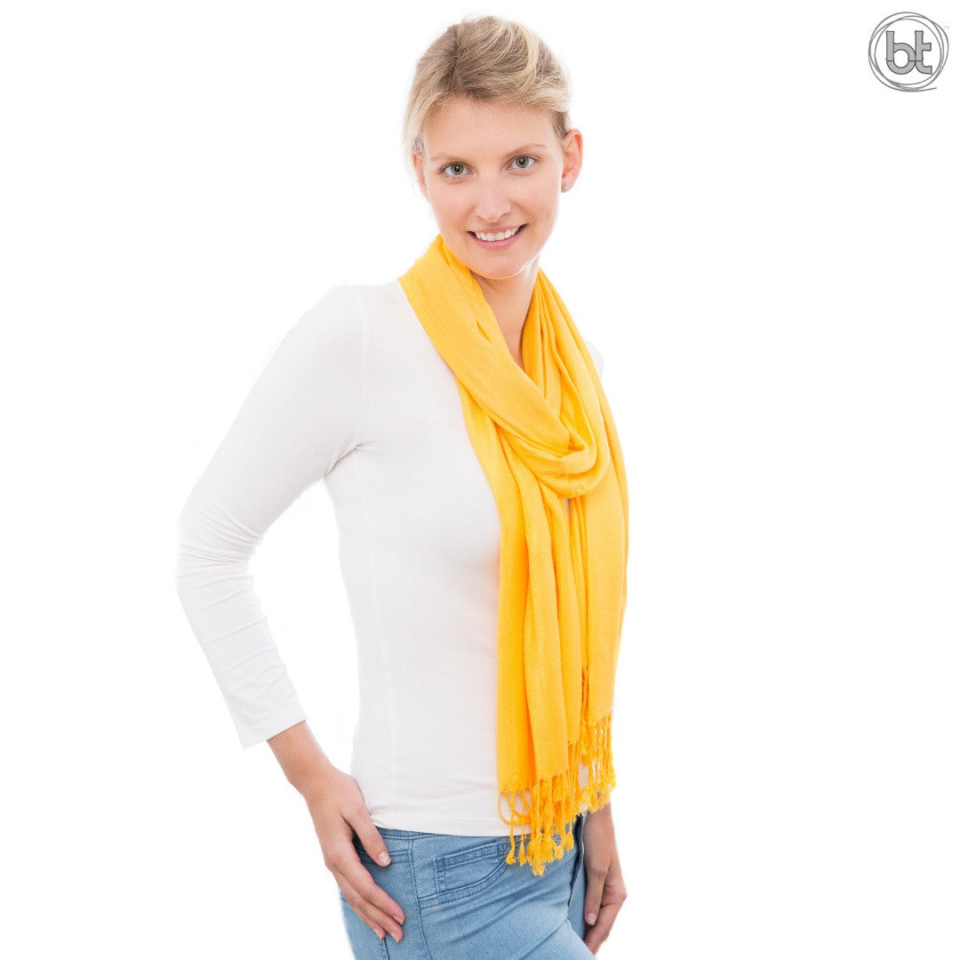 Womens Scarf - Gold