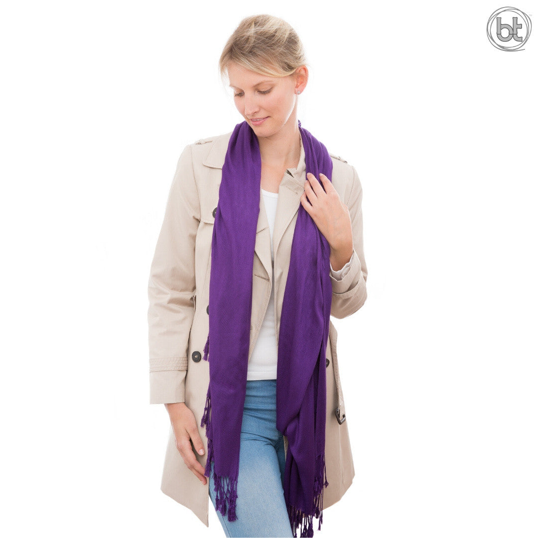 Womens Scarf - Plum
