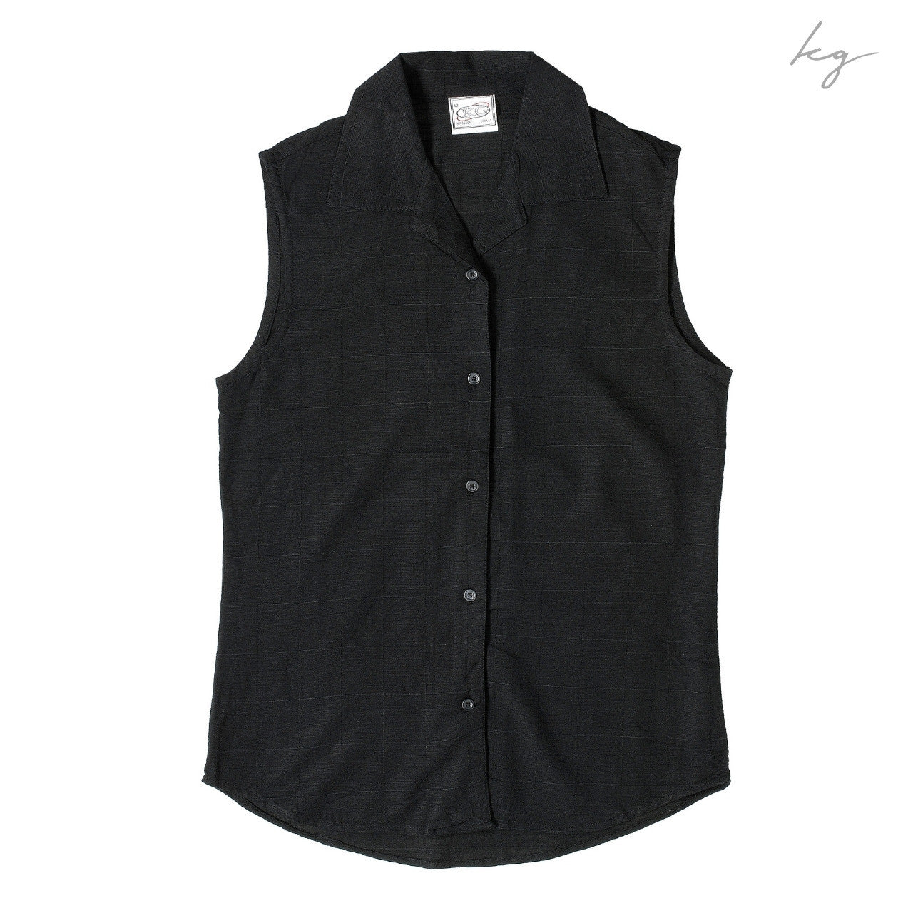 Sleeveless Shirt - Black