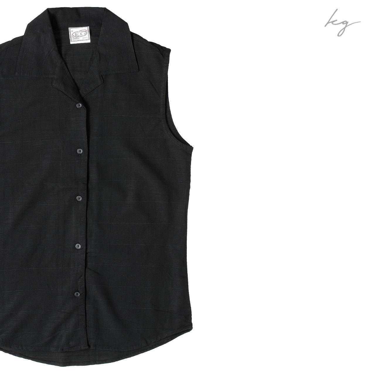 Sleeveless Shirt - Black