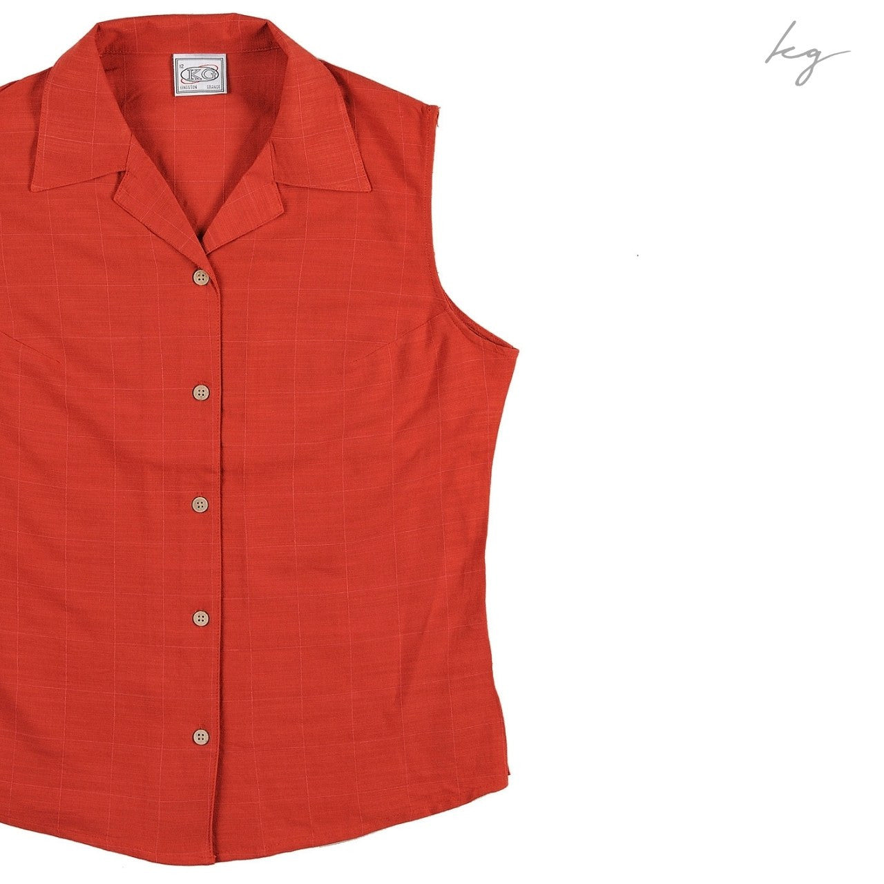 Sleeveless Shirt - Rust