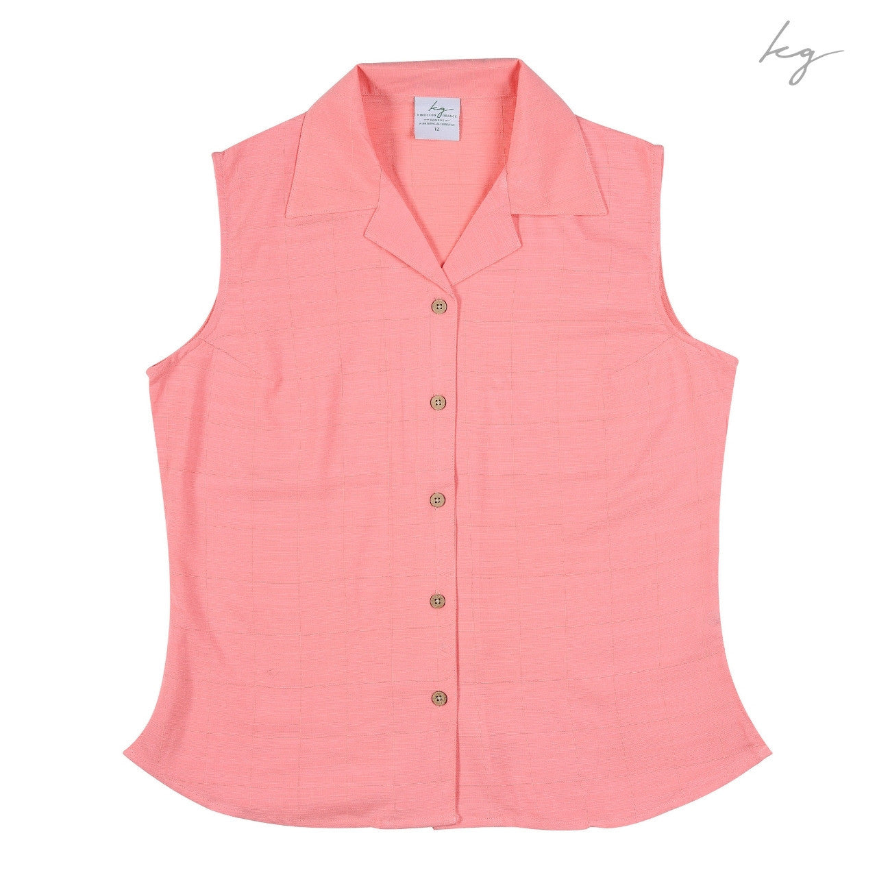 Sleeveless Shirt - Salmon