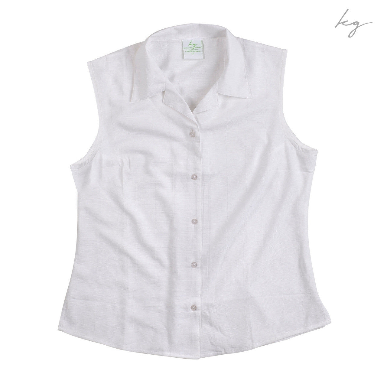 Sleeveless Shirt - White