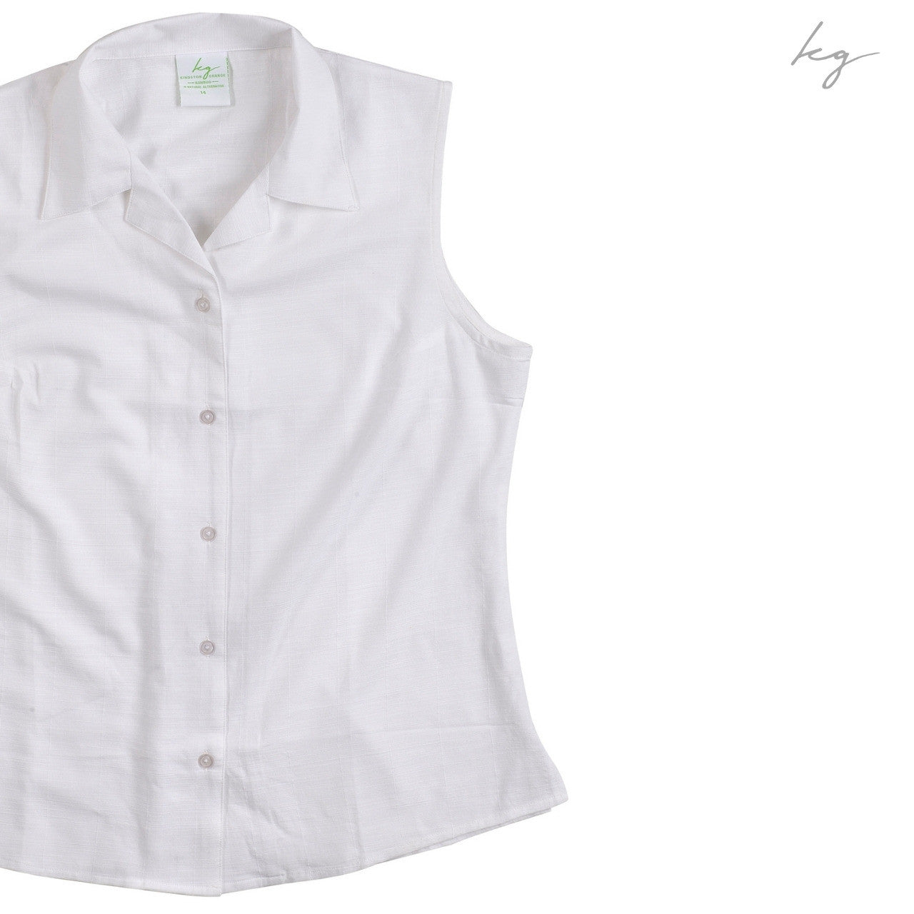 Sleeveless Shirt - White