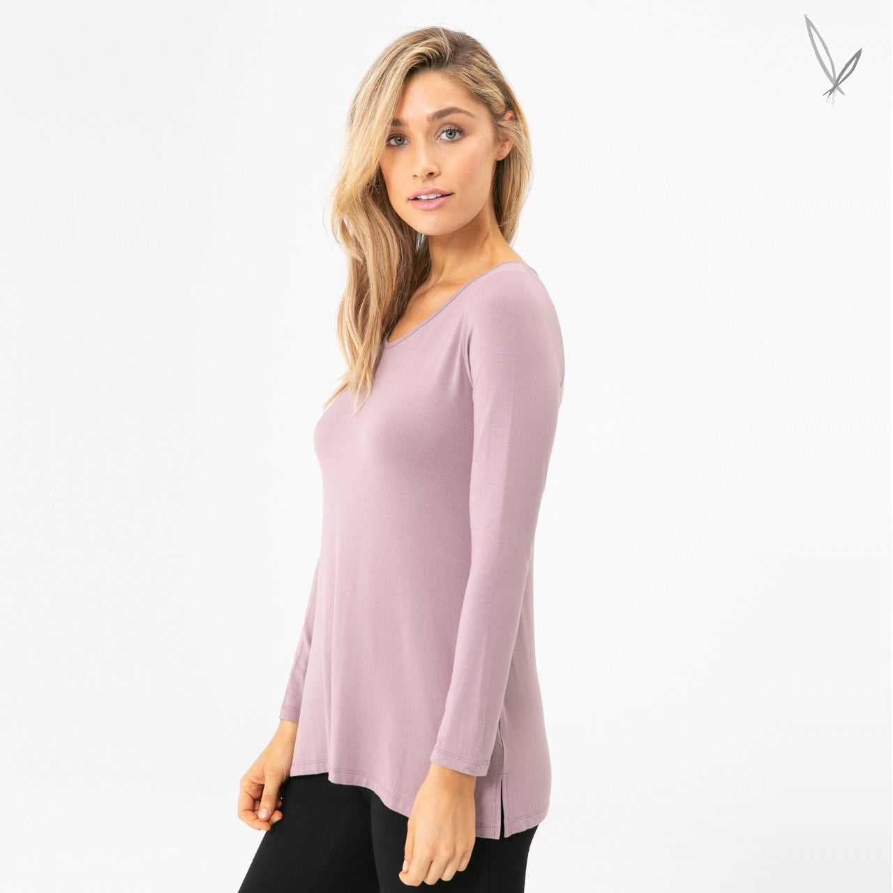 Monaco V Neck - Woodrose