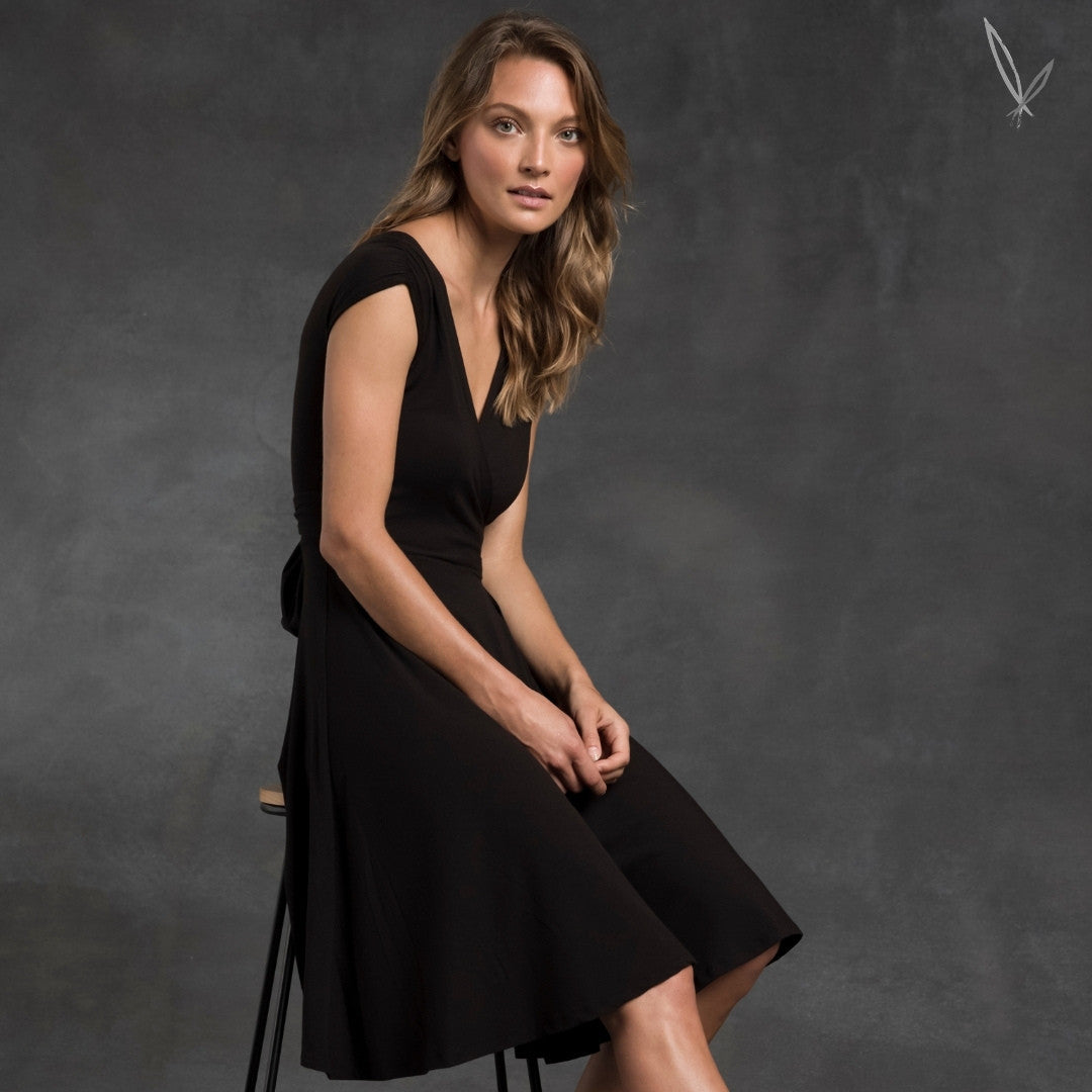 Wrap Dress - Black