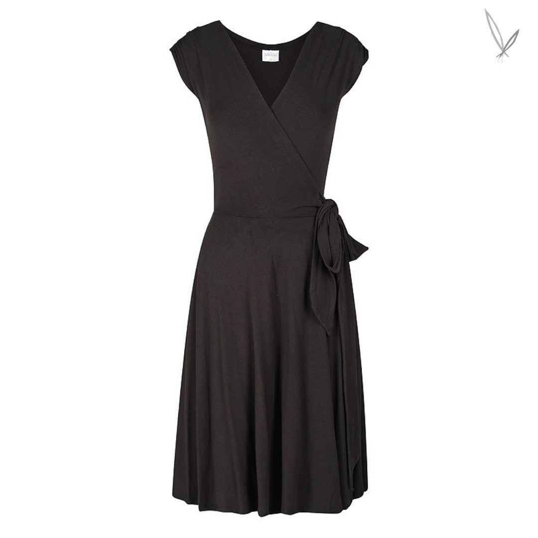 Wrap Dress - Black 