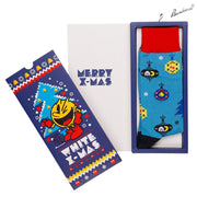 Bamboozld Sock Gift Card - Xmas Pac-Man