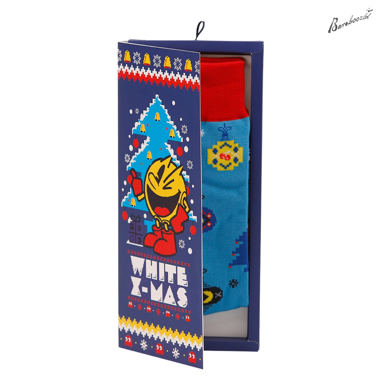 Bamboozld Sock Gift Card - Xmas Pac-Man