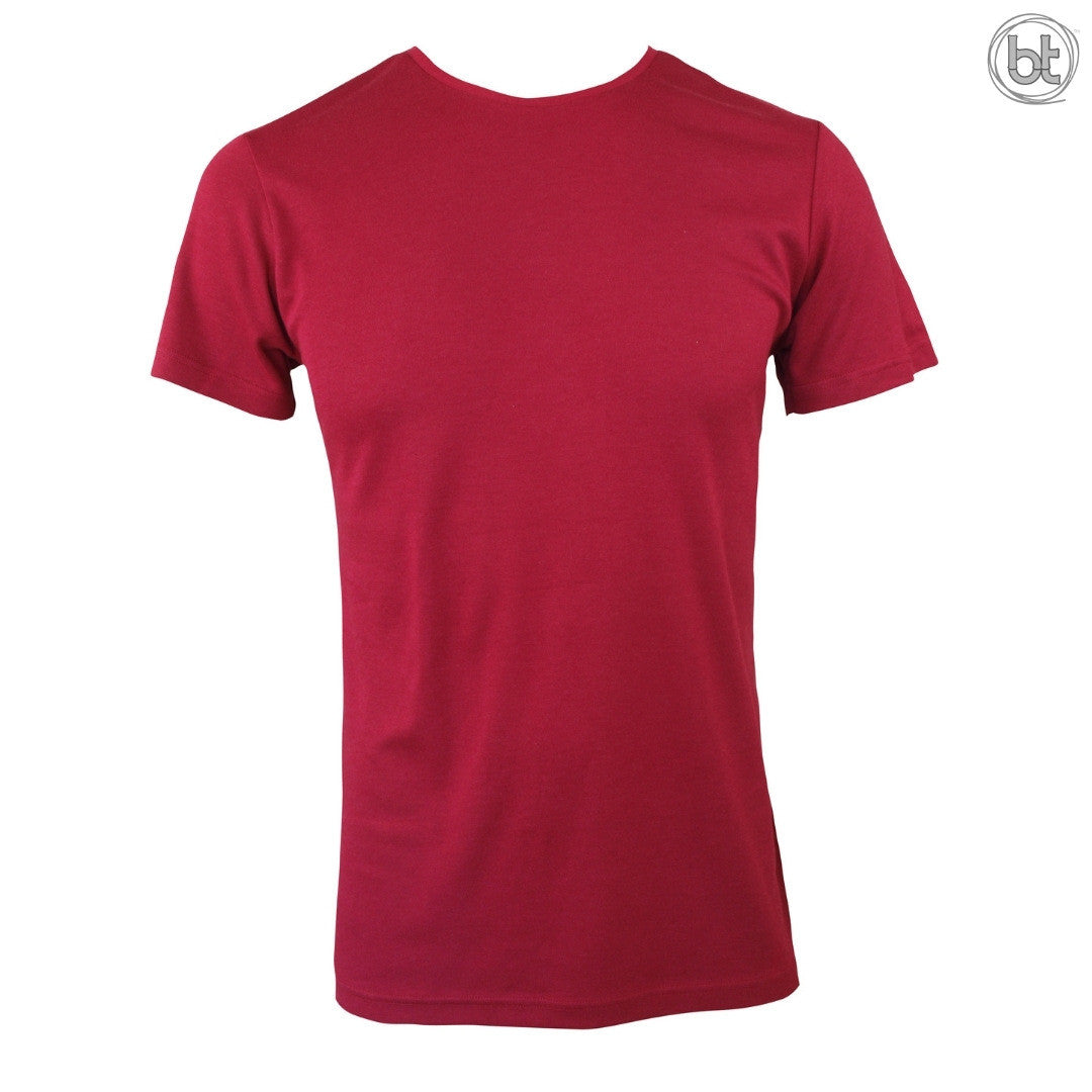 Men's Bamboo Tee - Burnt Red
