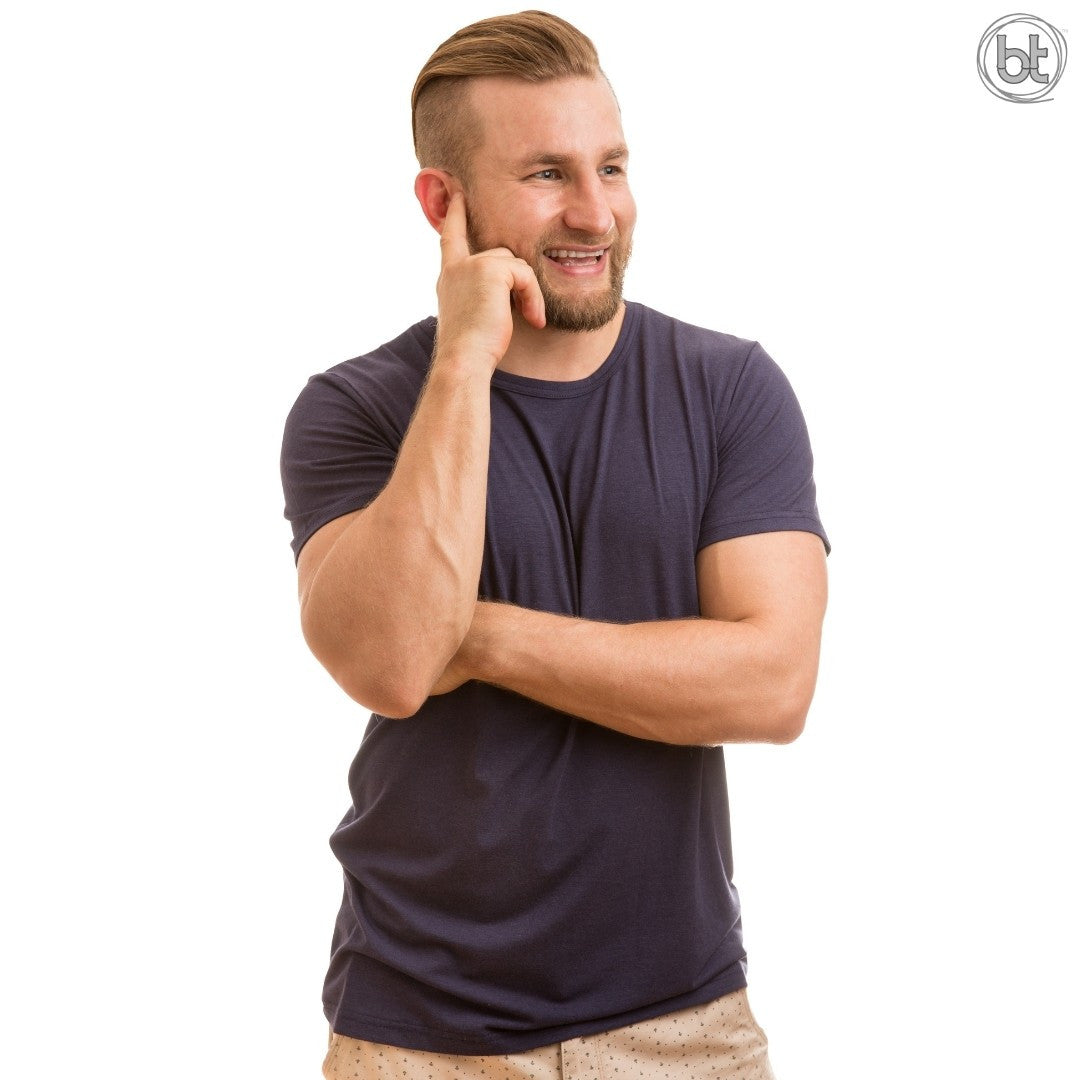Men's Bamboo Tee - Navy