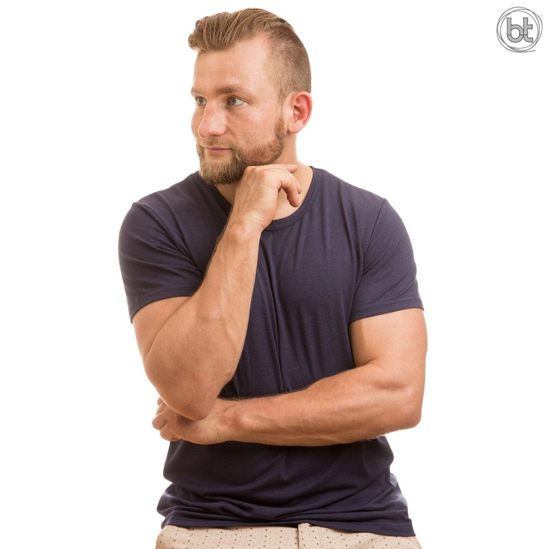 Men's Bamboo Tee - Navy