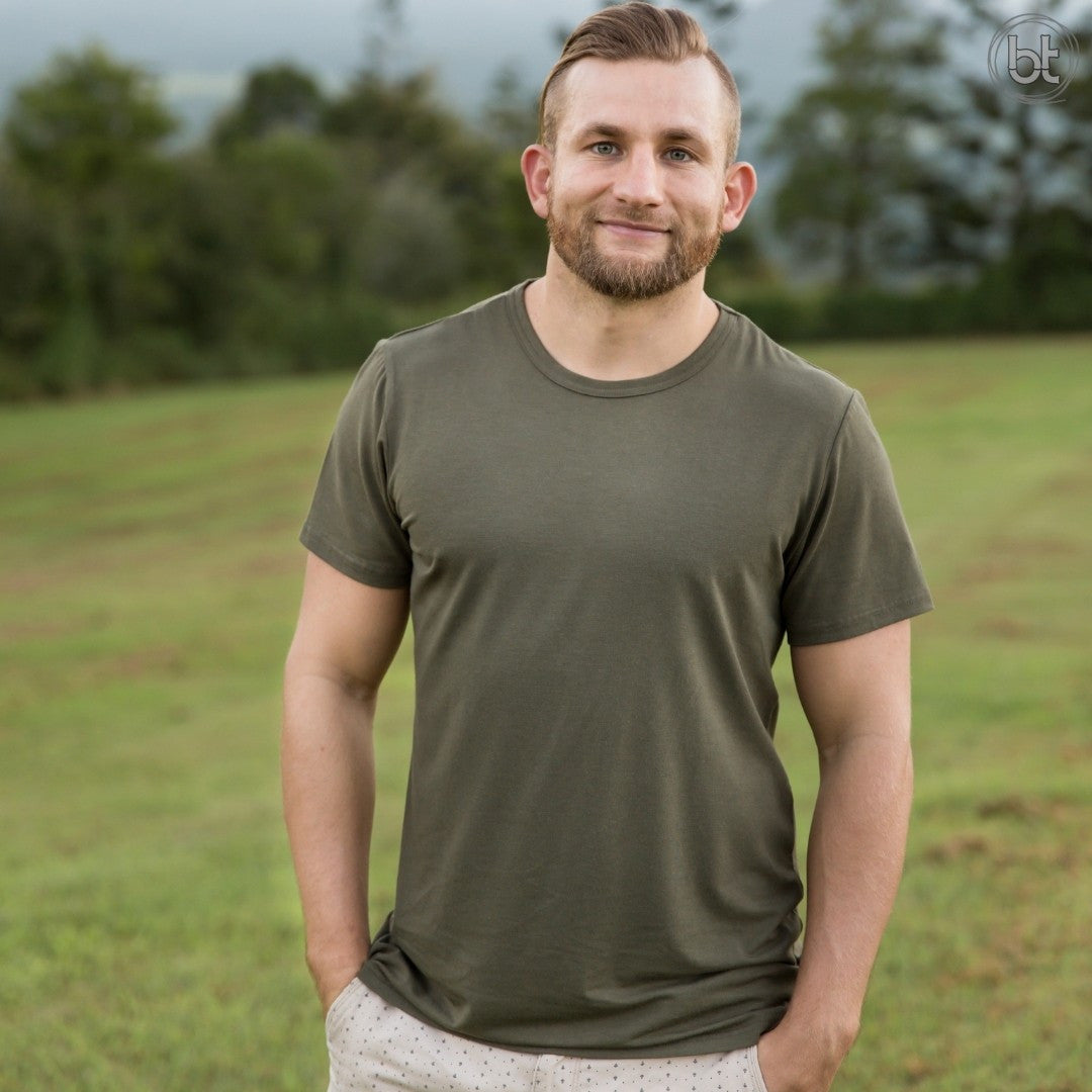 Men's Bamboo Tee - Olive