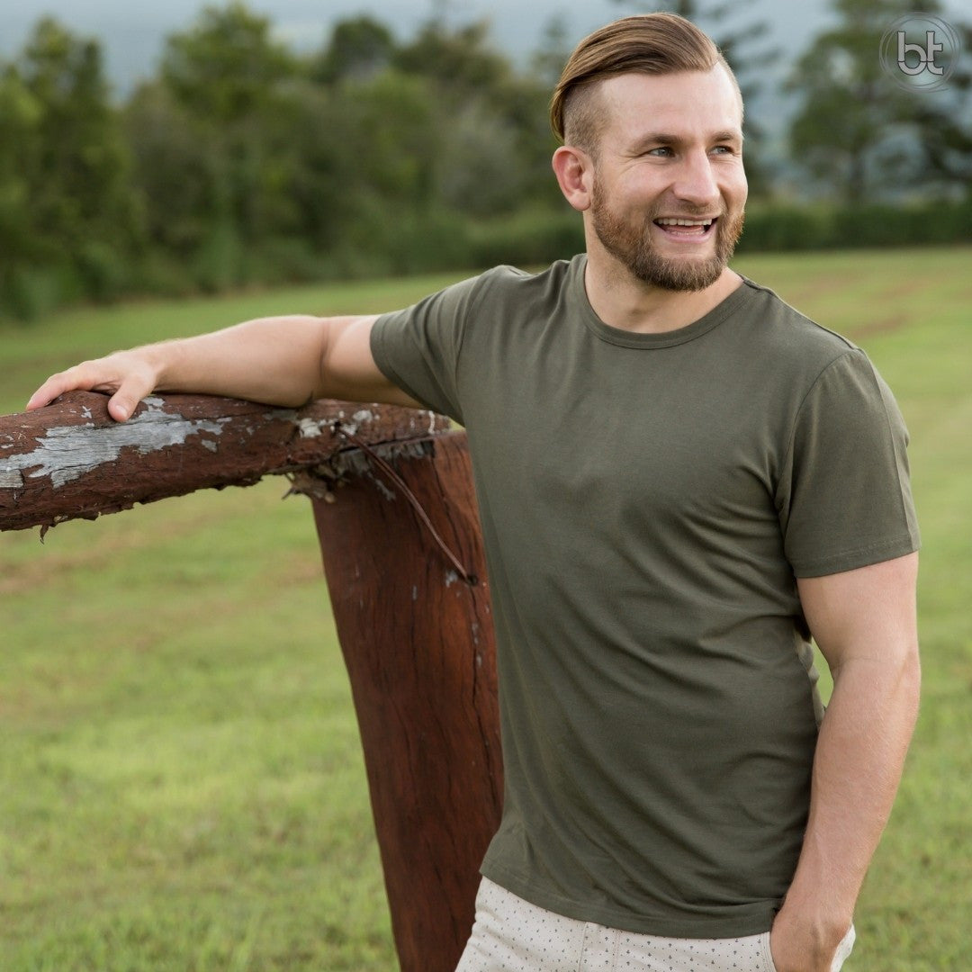 Men's Bamboo Tee - Olive