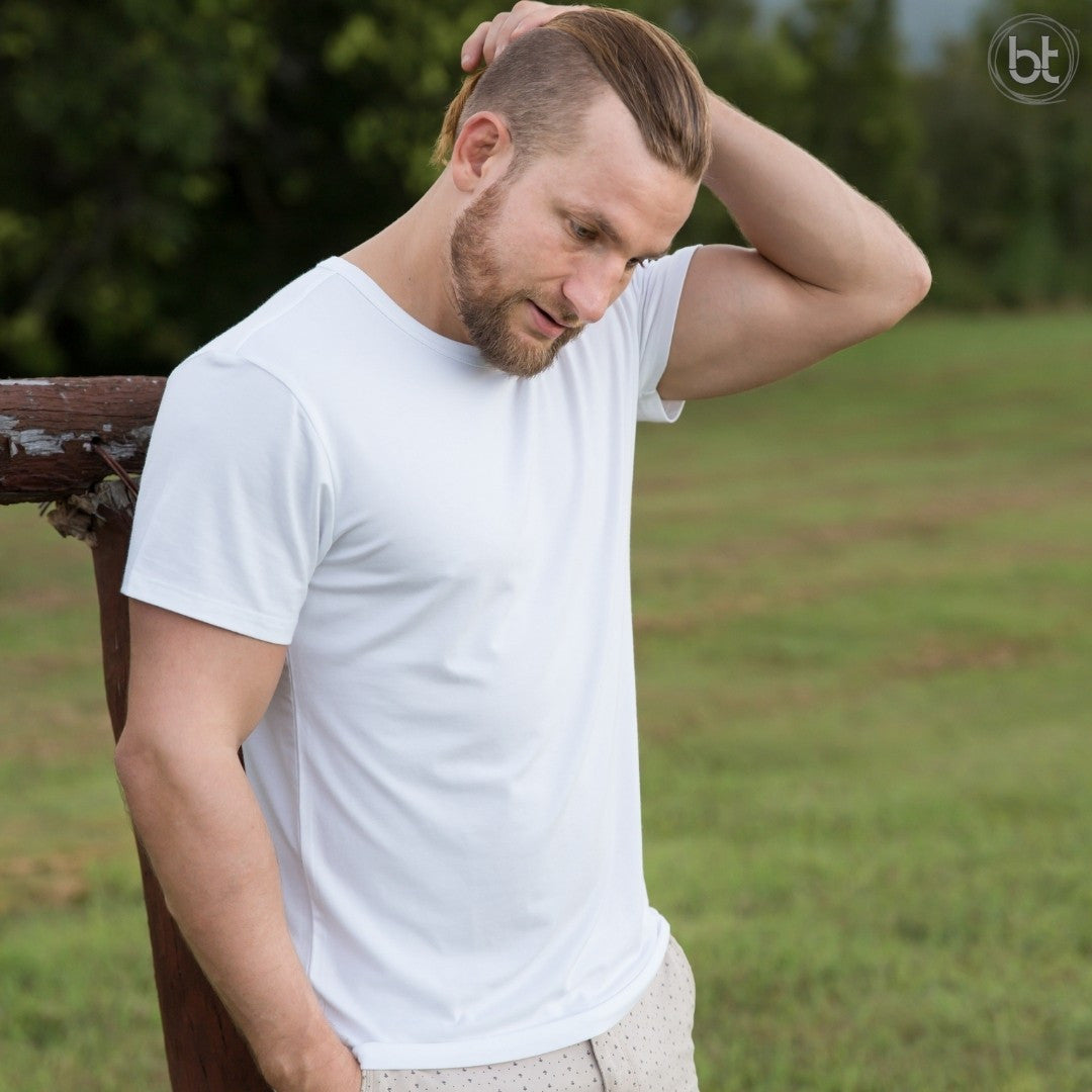 Men's Bamboo Tee - White