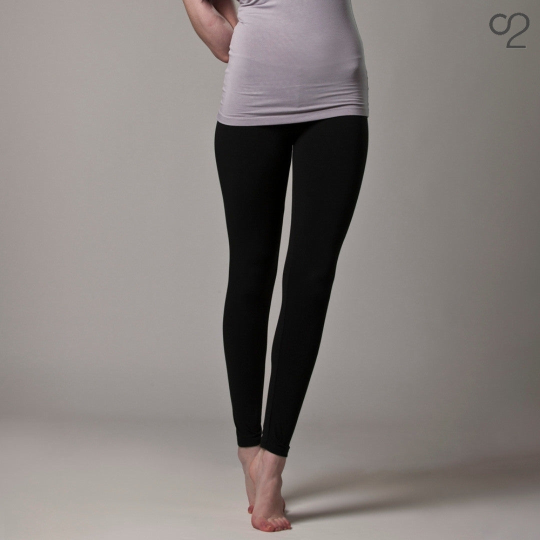 Bamboo Fiber Extra Long Maternity Leggings Sporty Maternity